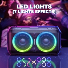 W-KING 80W Bluetooth Speaker Loud- Super Bass, Huge 105dB Sound, Portable T9-2 