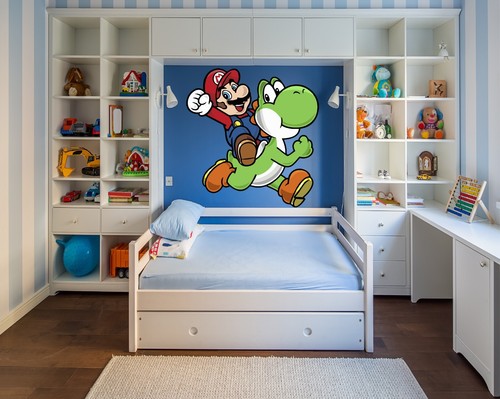Mario yoshi wall sticker - mario,