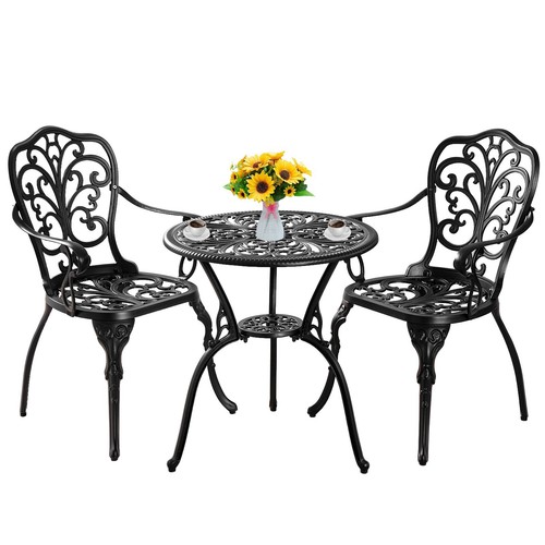 Piece cast aluminum bistro - 3,