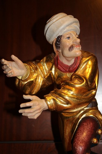 Vtg hand carved wood - vtg,