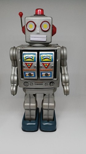 Horikawa toy space walkman tin - space,