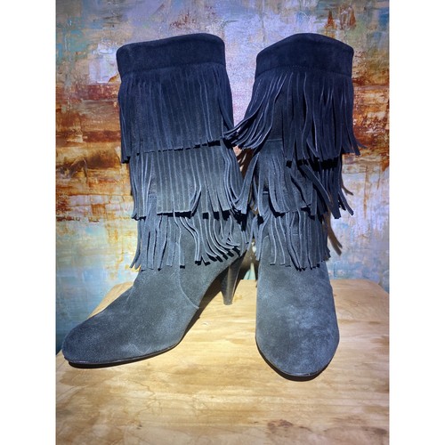 Chinese laundry black suede - black,