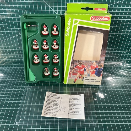 Subbuteo arsenal norway 1993 - subbuteo,
