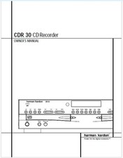 Harman Kardon CDR 30 Audio CD