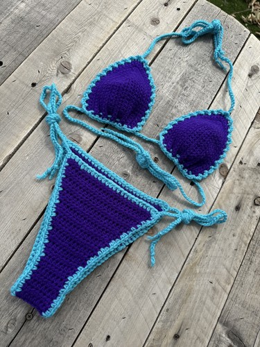 Purple turquoise handmade - &,