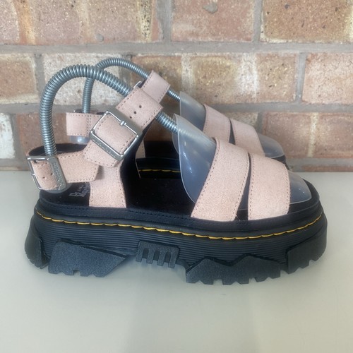 Martens suede platform - suede,