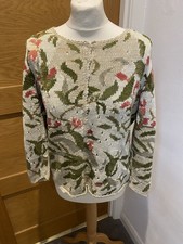 Peruvian Connection Thick Pima Cotton Cardigan Size L