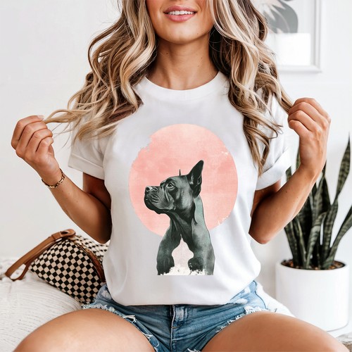Elegant boxer dog - art, portrait