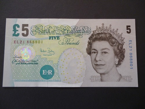 2004 note a bailey - 2004, £5