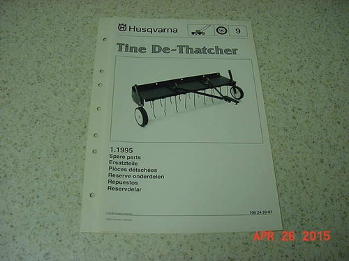Husqvarna spare parts manual - husqvarna,
