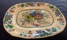 Masons Strathmore platter (Blue)