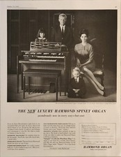 1961 Hammond Organ Vintage Ad