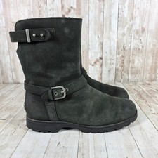 UGG Simmens Black Leather