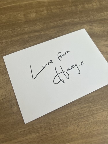 Harry styles hand - hand, signed