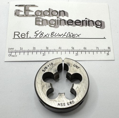 18tpi unf unified - 5/8", x