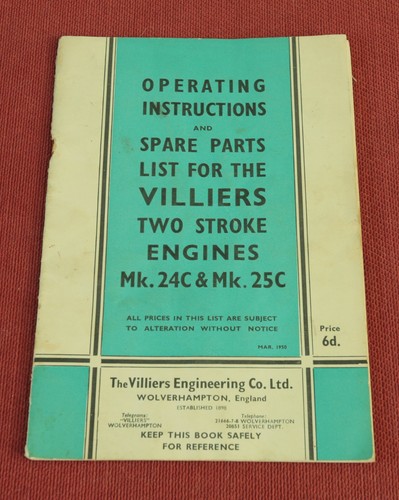 Villiers 24c and 25c - 24c,