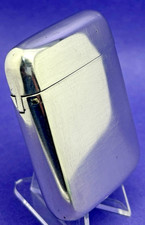 VICTORIAN SOLID SILVER ELEGANTLY PLAIN VESTA CASE BY COLEN HEWER CHESHIRE 1889