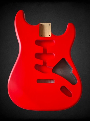 Stratocaster body fiesta - fiesta, red