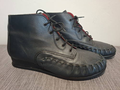 Jan jansen black leather low - jansen,