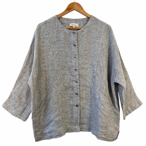 Sahara top size linen grey - size, m/l