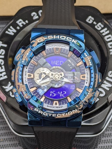 Casio shock 110 blue - g-shock,