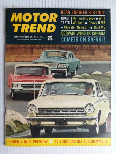 Motor trend magazine june 1964 - motor,