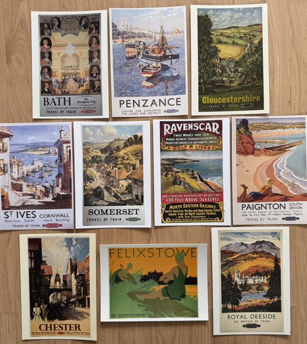 British rail postcards - british,