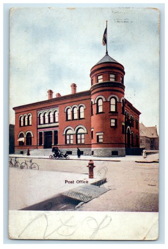 1907 post office - post,