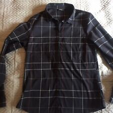 ROHAN Ladies Shirt Sun Protective Clothing Size UK 8 Navy Blue Hiking Outdoor