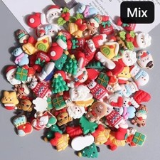Christmas Shapes, Slime, cards, Craft Cabochons Kawaii Kitsch Decoden CR5