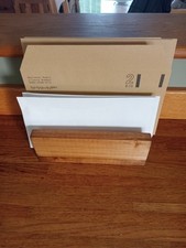 vintage hand Made  wooden Letter Rack 