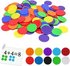 100 Pcs Colored Counting Bingo