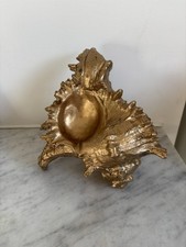 Decorative conch shell - decorative, gold