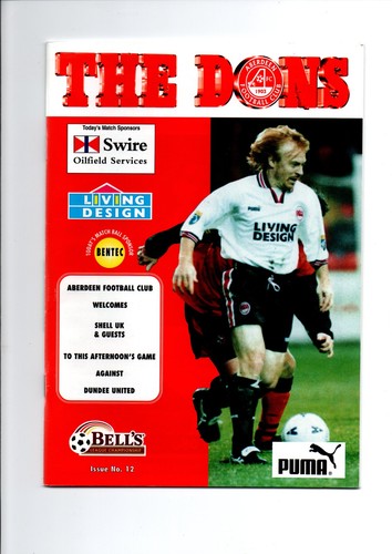 Aberdeen dundee united - 97/98, v