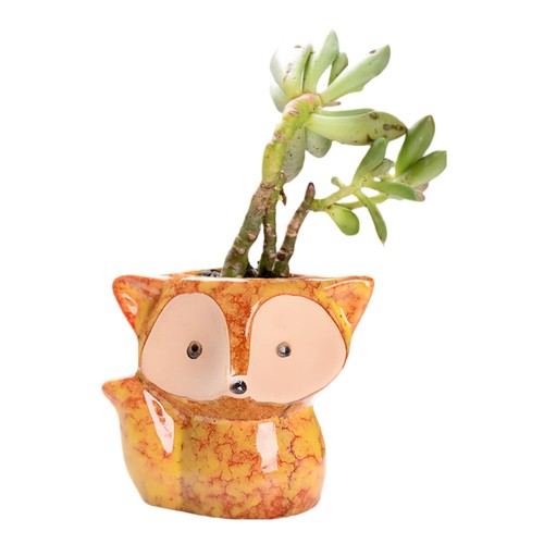 Cute cartoon fox ceramic - cartoon,