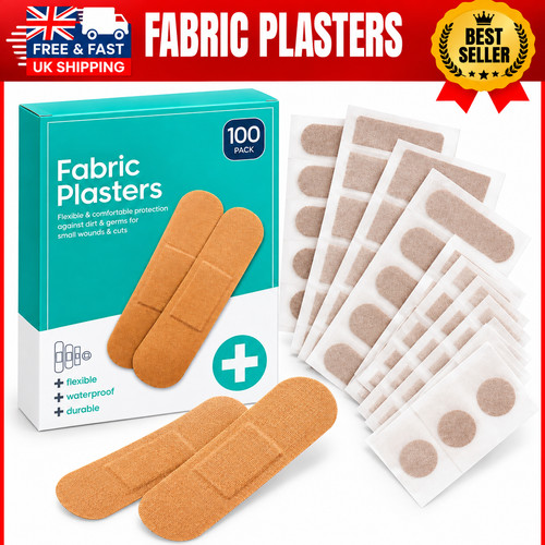 200 fabric plasters assorted - 200,