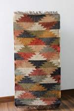 Kilim Rug Natural Handwoven