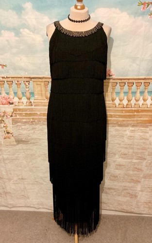 Black maxi evening dress - dress, 18