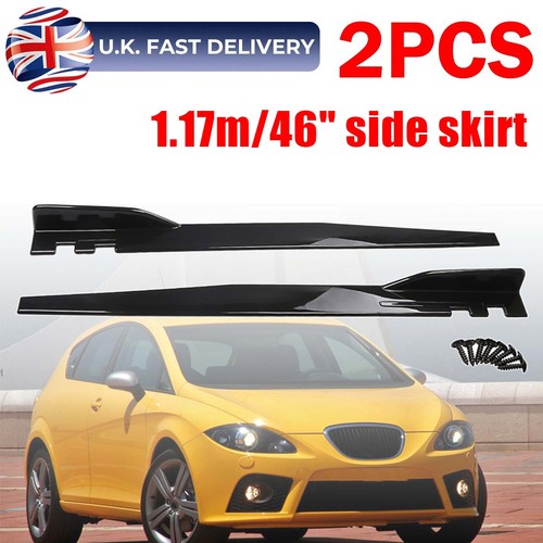 117cm glossy black car - black,