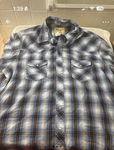 Vintage wrangler short sleeve - short,