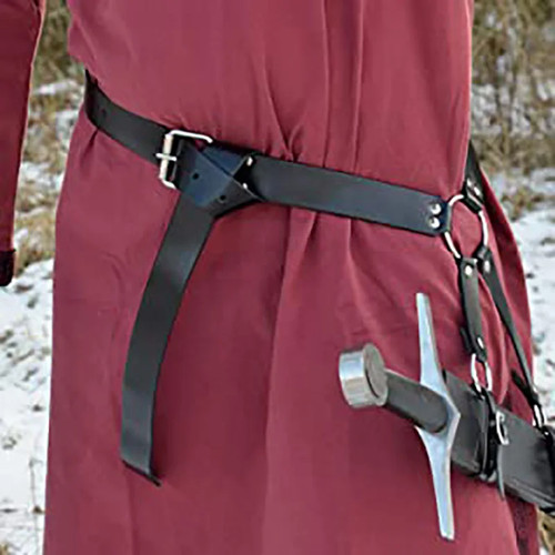 Black leather sword - leather, frog