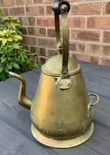 Vintage brass kettle - vintage,