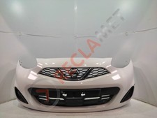 NISSAN MICRA 2013-2018 MK4 K13 Complete Front Bumper in Polar White QM1