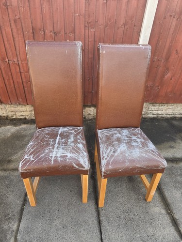 Tan real leather dining - tan,