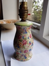 Pretty Floral Lamp Base Table