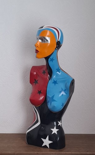 Hand painted mannequin - , head
