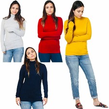 Womens Long Sleeve Roll High