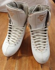 Ladies White 'Graf Richmond Special' Figure Skating Boots Size 4, Extras, Boxed