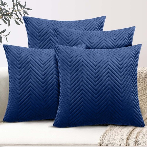 Velvet cushion covers - velvet, or