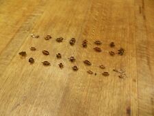 Pair of Topaz Beaded Curtain Tie Backs VGC